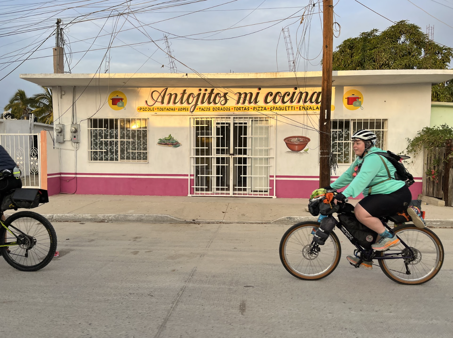 plus size woman on a bike