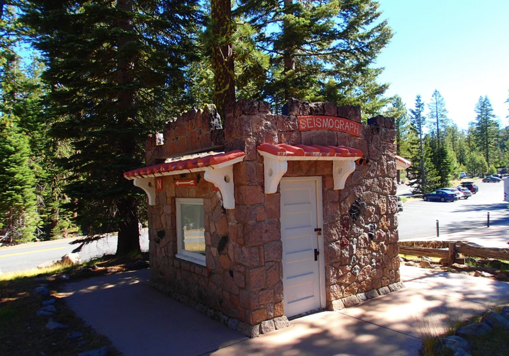 a small stone house 